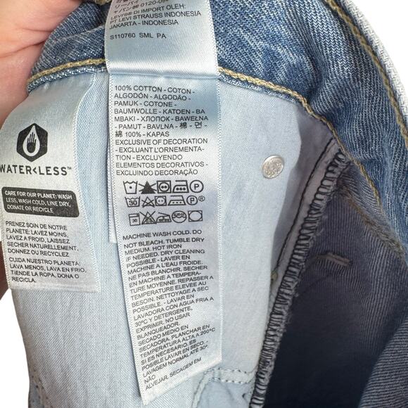 Levi’s ‘94 Baggy Straight Leg Wide Leg Distressed Women’s 32 Size 14 Mid-Rise - Picture 13 of 16